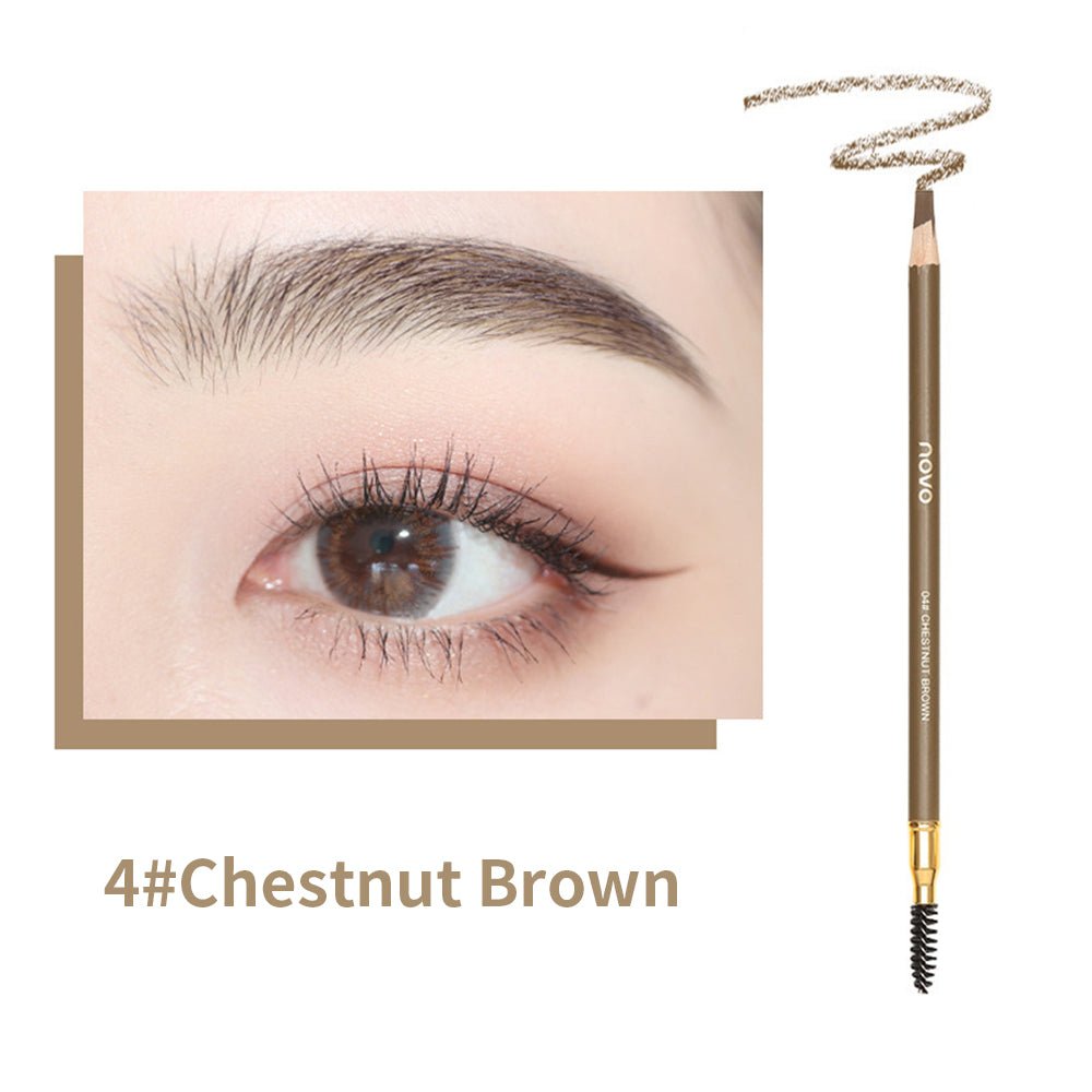 Microblade Effect Brow Pencil - Waterproof & Long - Lasting - HalleBeauty